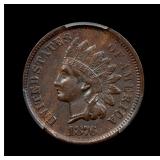 1876 Indian Head Cent Penny PCGS XF-40