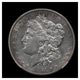 1884 S Morgan Silver Dollar NGC AU-53