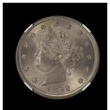 1892 Liberty V Nickel NGC MS-62