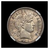 1914 Barber Silver Dime NGC MS-62