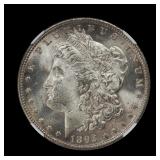 1893 Morgan Silver Dollar NGC MS-63+ STUNNER
