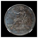 1882 Trade Dollar NGC PR AU Details PROOF