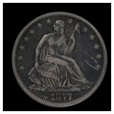 1877 Seated Liberty Silver Half ICG VF-20