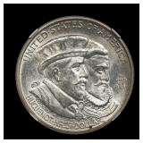 1924 Commemorative Half Huguenot NGC MS-64