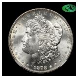 1878 S Morgan Silver Dollar NGC MS-63 CAC