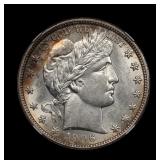 1906 D Barber Half Dollar NGC AU-58 CHOICE+