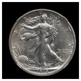 1918 Walking Liberty Half Dollar NGC AU+ Details