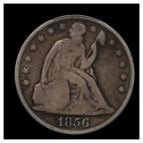 1856 Seated Liberty Dollar PCGS G-06 Semi-Key
