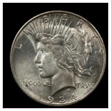 1934 D Peace Silver Dollar Uncirculated TOUGH DATE