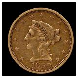 1850 $2.5 Liberty Quarter Eagle Gold