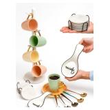 Marble Coffee Mug Holder Tree Set - Mug Stand