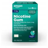 Amazon Basic Care Nicotine Gum 2 mg Arctic Mint 31