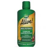 Alive! Max Potency Liquid Multivitamin, 30.4 Fl Oz