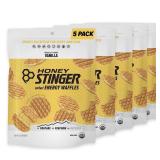 Honey Stinger Organic Mini Vanilla Waffles, 5 Bags