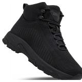 (SZ 11.5)SHULOOK Men s Non Slip Kitchen Shoes Blac