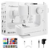 Beginners Sewing Machine with LED, 12 Stitches