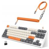 ATTACK SHARK K87 Wireless Keyboard, TKL, RGB,