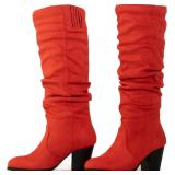 (SZ 8.5)RF ROOM OF FASHION Women's Slouchy Knee-Hi