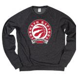 (2x)Blue 84 NBA Tri-blend Crewneck Sweatshirt Blac