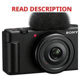 Sony ZV-1F Vlog Camera for Content Creators Black