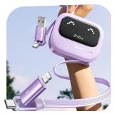 MAGIC JOHN 240W 4-in-1 USB-C Cable, 4FT, Retractab