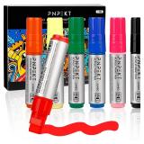 Jumbo Acrylic Paint Markers 15mm Felt Tip, Water B