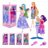 BYCICI Princess Dollss playset |4n1 Fashion