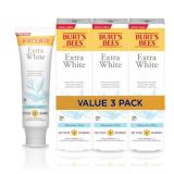 Burt's Bees Extra White Toothpaste, 4.7 oz, 3 Pack