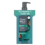 (4 pack)DOVE MEN + CARE Body Wash Eucalyptus & Ced