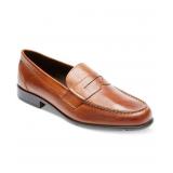 (SZ 13M)Men's Classic Penny Loafer Shoes - Brown