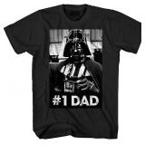 (SZ L)Star Wars Darth Vader Number 1 Dad T Shirt
