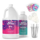 Clear Epoxy Resin Kit with Hardener 3/4 Gal 2:1 Ra
