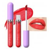 11-7C4 Glitter Liquid Lip Gloss,Red Shimmer...