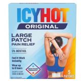 11-8C4 Icy Hot Medicated Patch Back - Large - 5ct