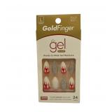 11-7B3 GoldFinger Gel Glam Design Nail (GD21)