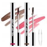 11-8C4 2Pcs Peel Off Matte Liquid Lip Gloss...