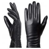 12-3C5 Dsane Women's Leather Winter Gloves -...