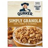 12-1C6 Quaker Simply Granola  Oats  Honey &...
