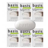 12-1C2 Basis Sensitive Skin Bar Soap - Cleans...