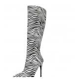 12-5A1 NewBella Women's Knee-High Stiletto Heel...