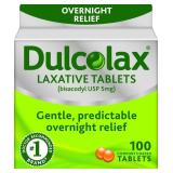 12-3B7 Dulcolax Overnight Relief Laxative...