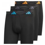 14-21C1 Adidas Men's Microfiber Boxer Briefs...