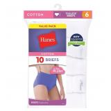 14-15A3 Hanes Women's 10pk Briefs Breathable...