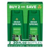 14-25D2 Irish Spring Mens Body Wash  Body Wash...