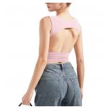 14-28B2 SUUKSESS Women Sexy Backless Tank Top...
