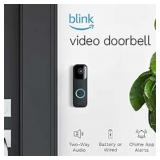 14-26B3 Blink Video Doorbell (2023), Two-Way...