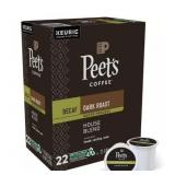 16-8C4 Peet's Coffee Decaf House Blend Dark...