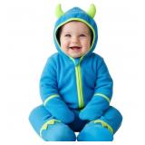 16-12C7 PATPAT Fleece Hooded Footed Clothes,...