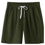 15-9B7 Vcansion Women's Elastic Waist Knee...