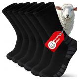 15-9B3 Merino Wool Hiking Crew Socks, Thick...